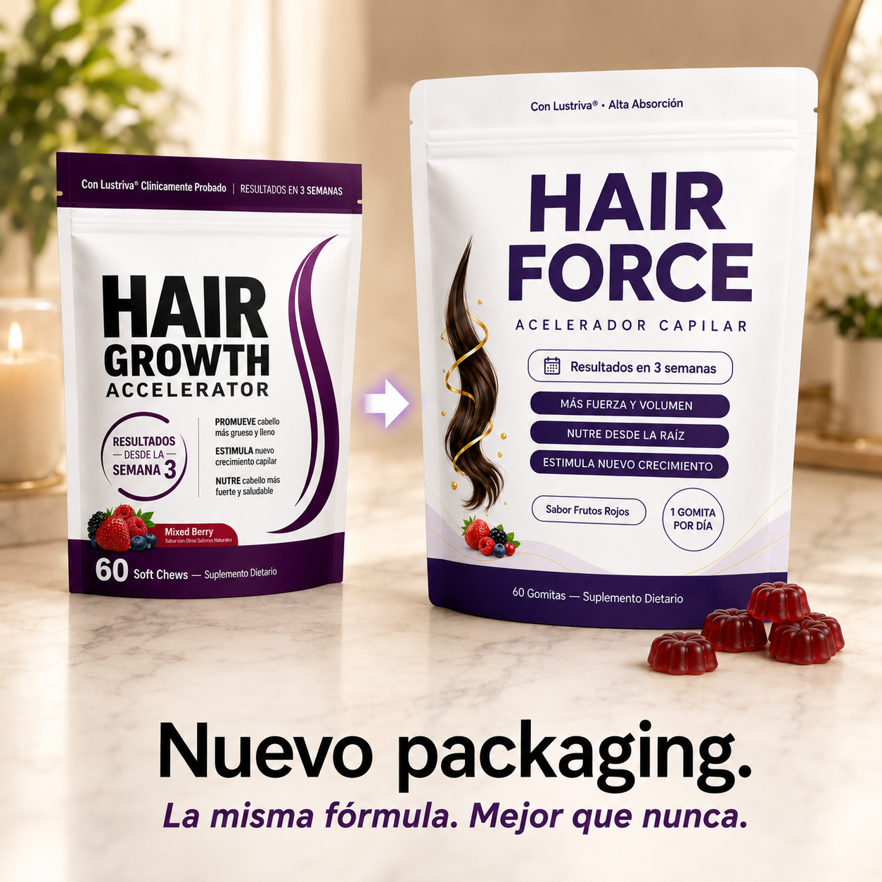 Hair Force - Volvé a sentir tu pelo fuerte y lleno de vida