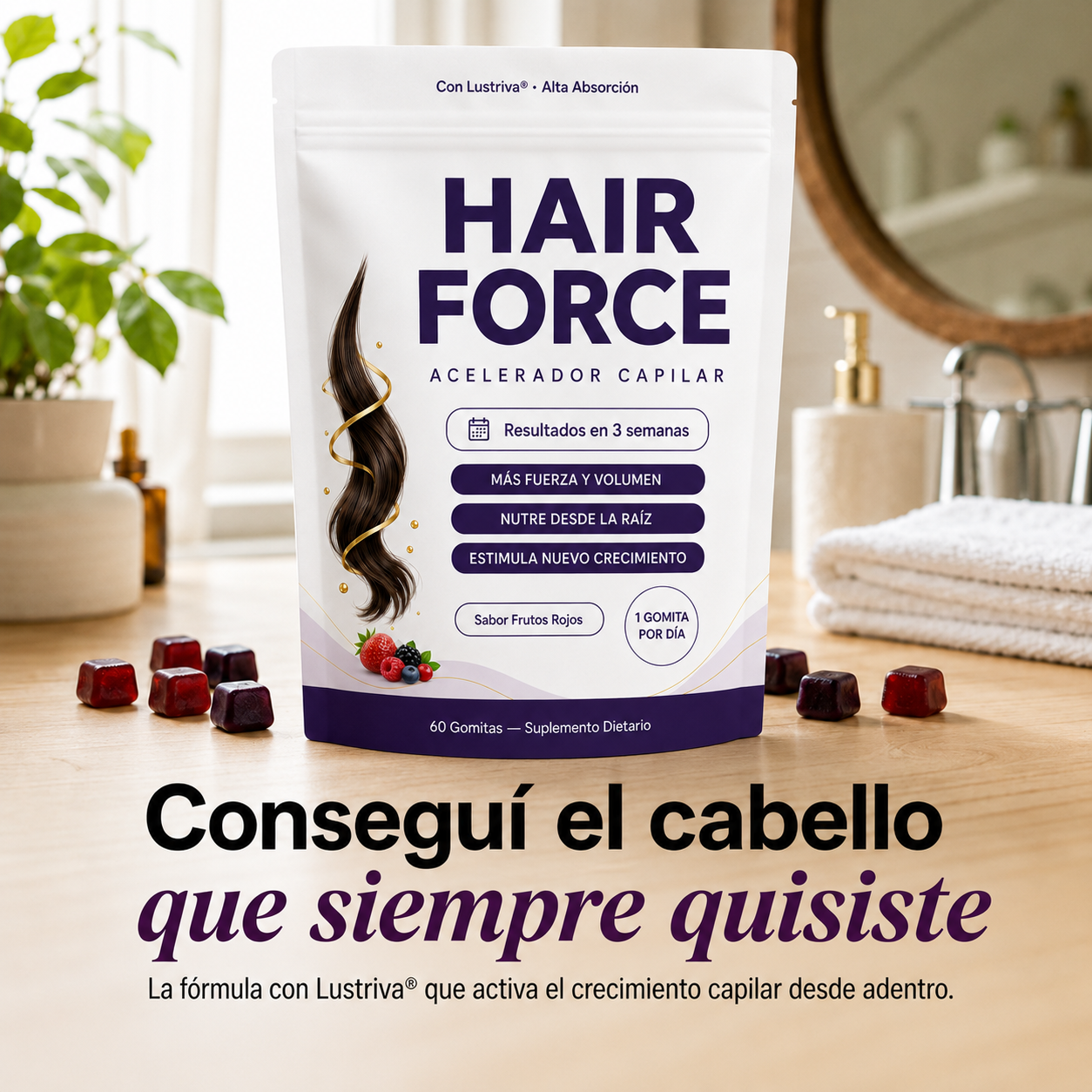 Hair Force - Volvé a sentir tu pelo fuerte y lleno de vida