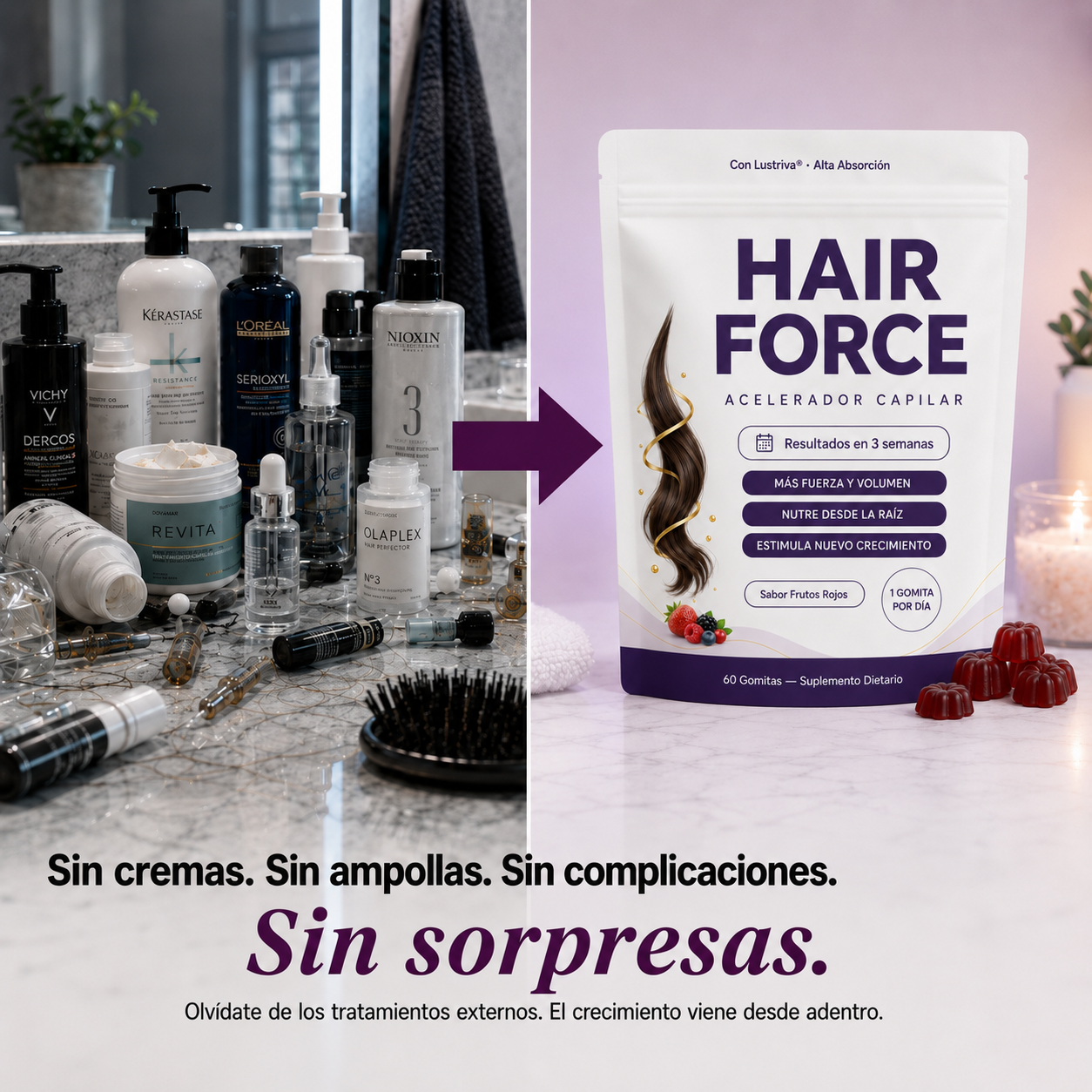 Hair Force - Volvé a sentir tu pelo fuerte y lleno de vida